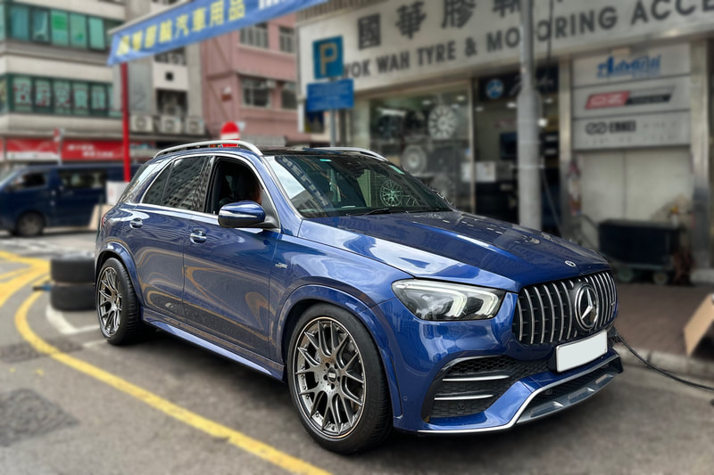 Mercedes Benz V167 C167 GLE and BBS CHR 2 wheels and BBS CHR II wheels and Michelin Pilot Sport 4S tyre and AMG GLE53 SUV and tyre shop hk and BBS Wheels Dealer hk 